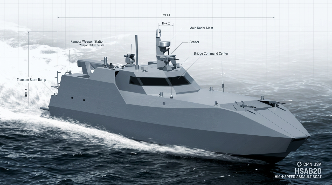 HSAB20 high-speed assault boat