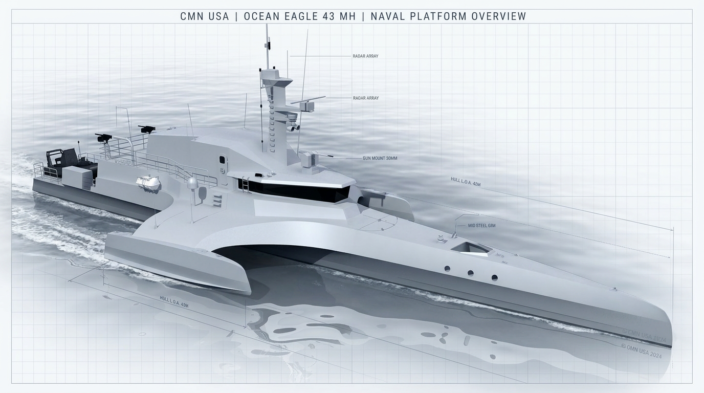 OE43-MH long-range surveillance vessel